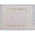 Blank Appreciation Certificate w/ Foil Embossed Border (8 1/2"x11")